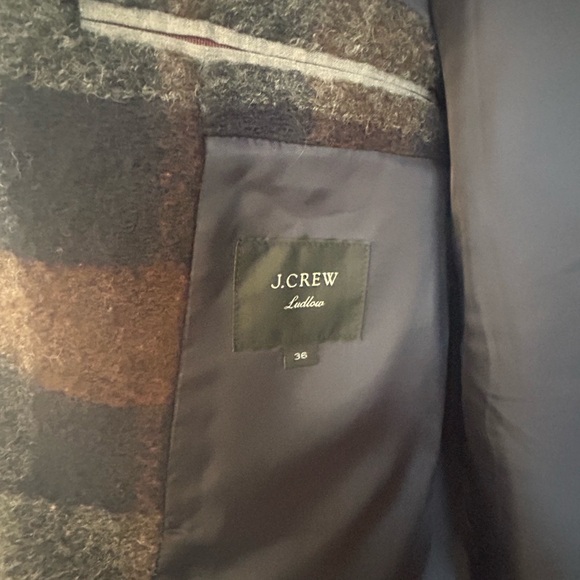 J. Crew Ludlow Car Coat plaid size 36 - Picture 2 of 7